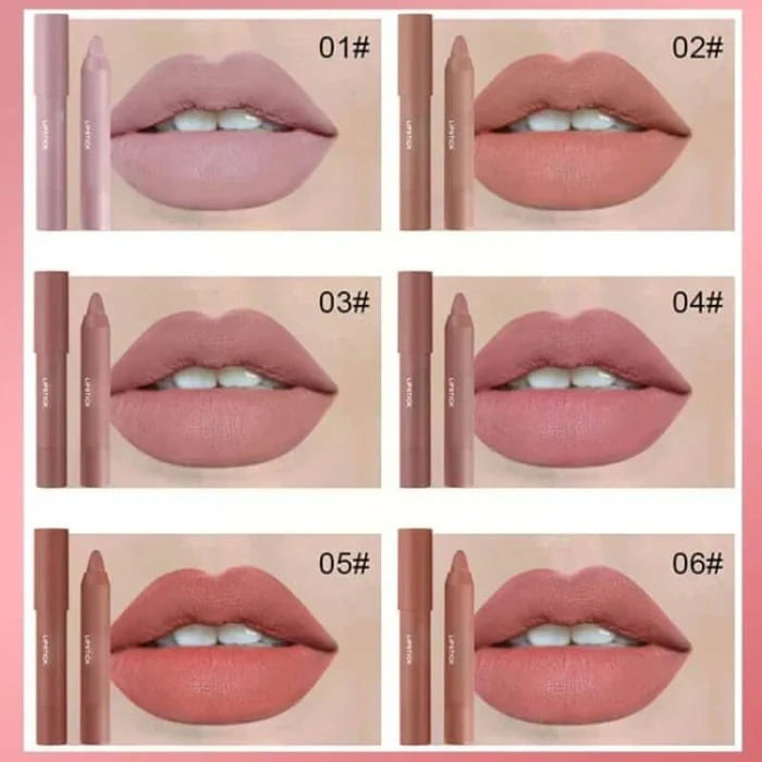 01# - 12 Colors Matte Lipstick Pen
