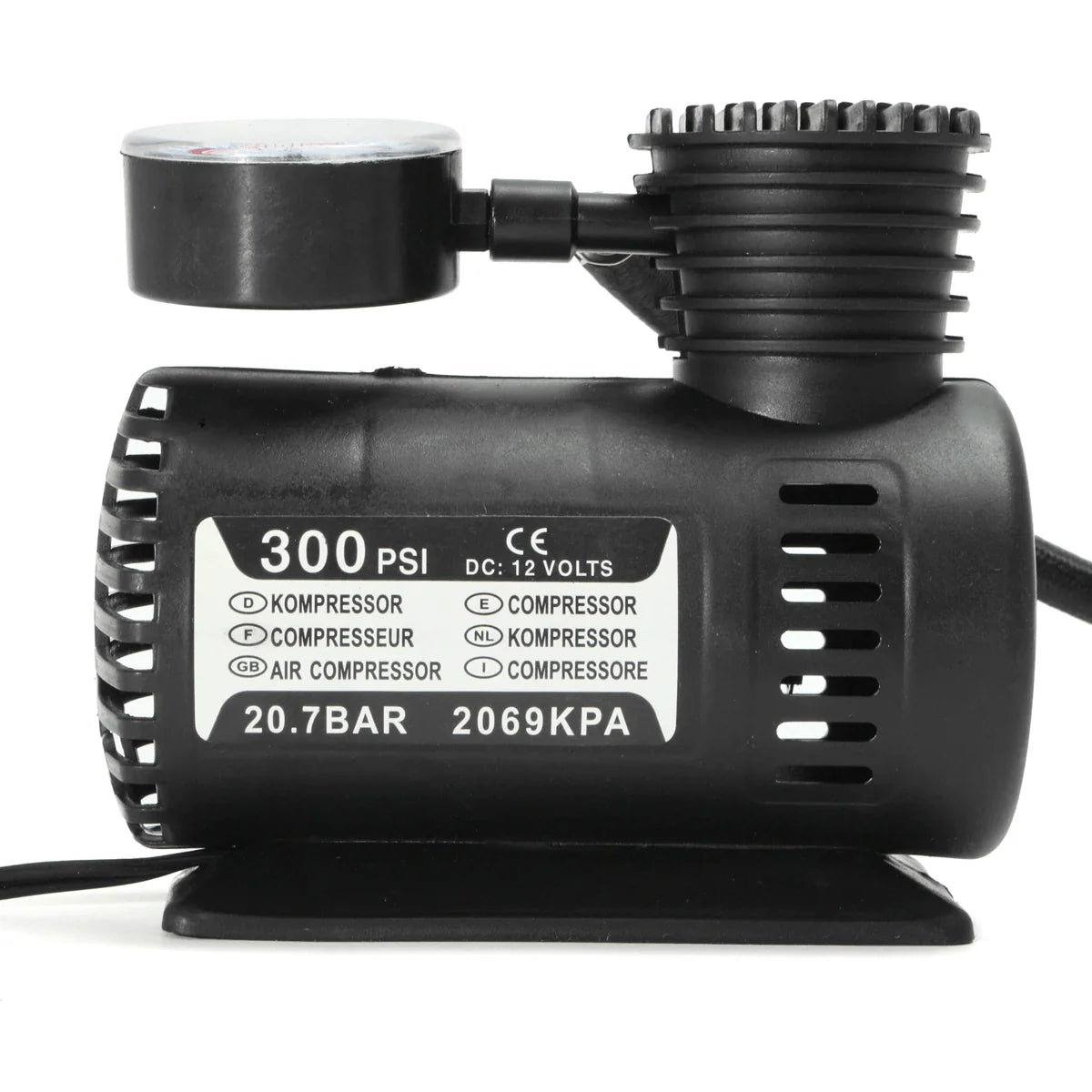 12v Portable Air Compressor For Car Tire Air Pump Inflator - Portable Mini Air Compressor - Portable Mini Air Compressor (300psi)