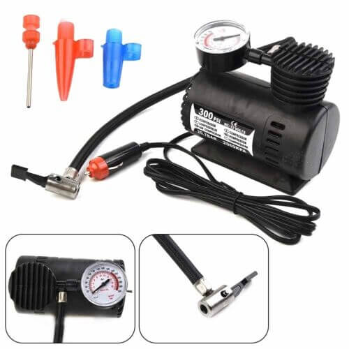 12v Portable Air Compressor For Car Tire Air Pump Inflator - Portable Mini Air Compressor - Portable Mini Air Compressor (300psi)