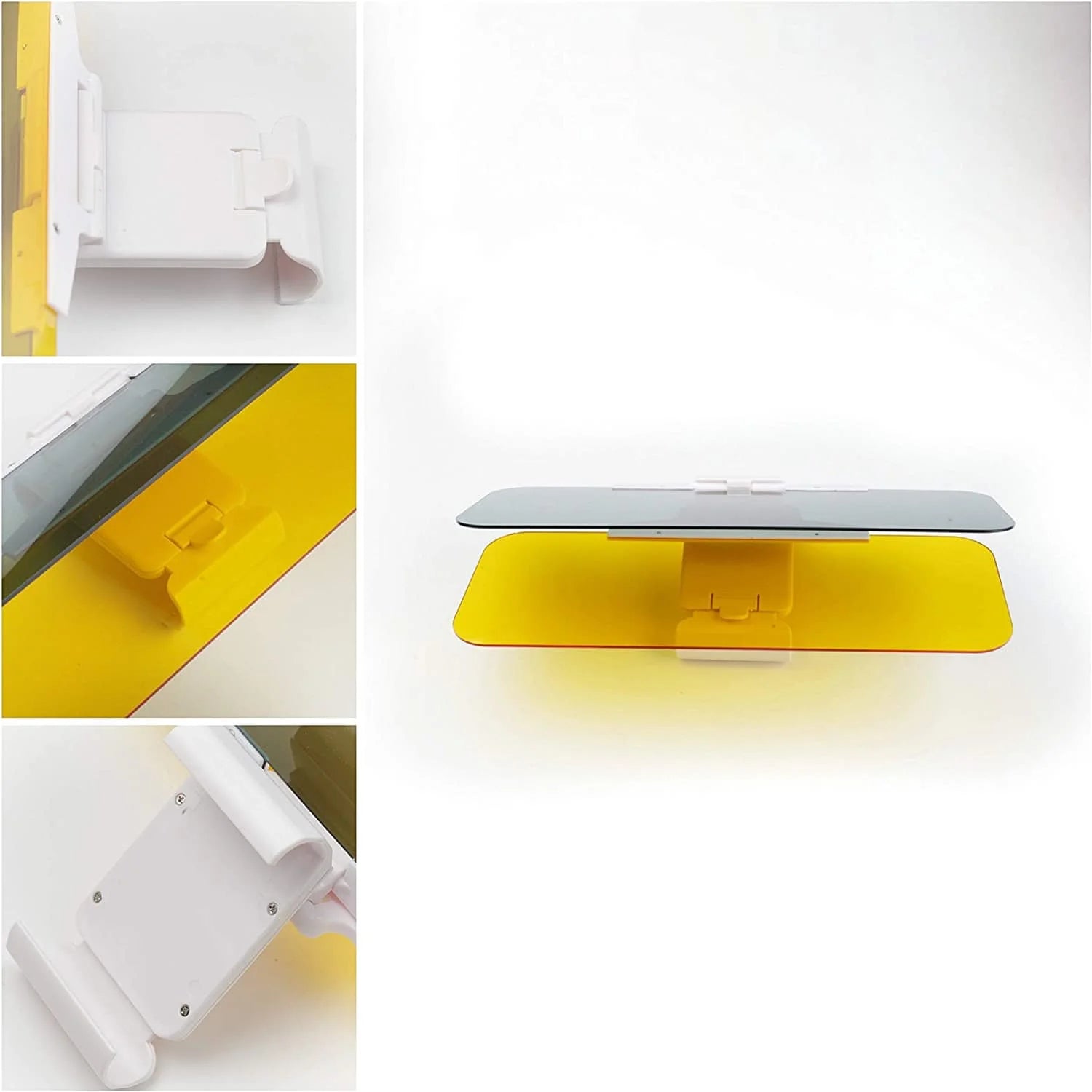 2-in-1 Day & Night Eye Protection Visor | Car Sun Visor Windshield Mirror Protector Anti Glare - 2-in-1 Day & Night Eye Protection Visor