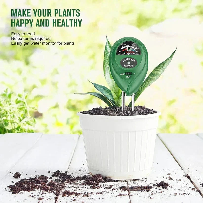 3-in-1 Soil Test Meter| Soil Moisture Sensor Test Meter Samples Health Moisture Tester - 3-in-1 Soil Test Meter