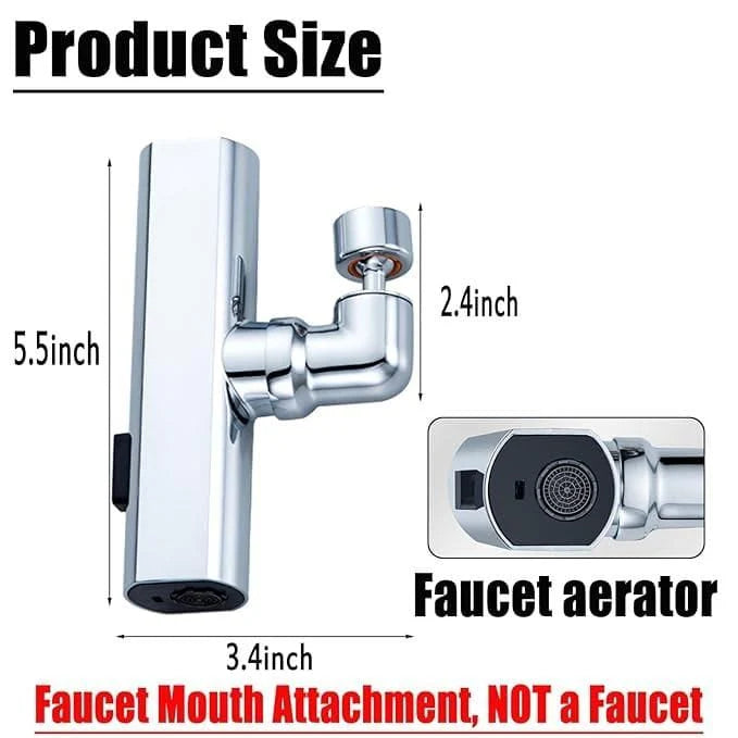 3-in-1 Waterfall Kitchen Faucet | Kitchen Sink Tap Faucets Waterfall Extender For Kitchen Sink - 3 in 1 Waterfall Kitchen Faucet