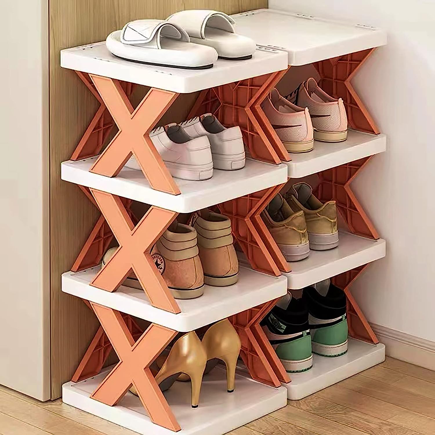 Smart Foldable Shoes Tier Shoe Rack 4 Layer