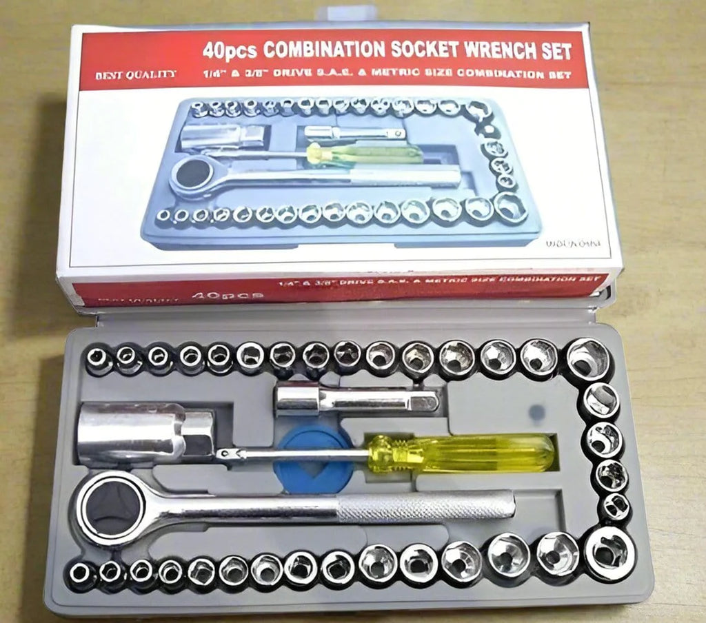 40-Piece Screwdriver Tool Kit | Screw Driver Tool Box Set Screwdriver Kit Home Toolkit - Multipurpose 40 in 1 Screwdriver Tool Kit Set