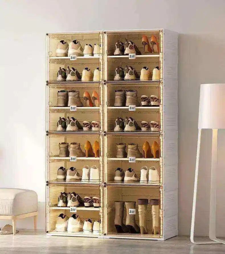 ShoeNest™ Smart Foldable Compact 4 Layer Shoe Rack