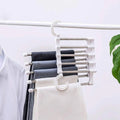 5-In-1 Foldable Stainless Steel Hanger Organizer (Pack of 2) - 5-In-1 Foldable Stainless-Steel Hanger (Pack of 2)