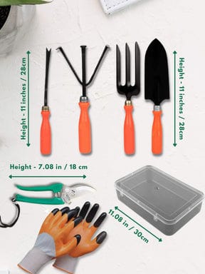 6 in 1 Garden Tools | Indoor Plants Garening Tools Planting Kit Soil Potting Equipment - 6 in 1 Garden Tools