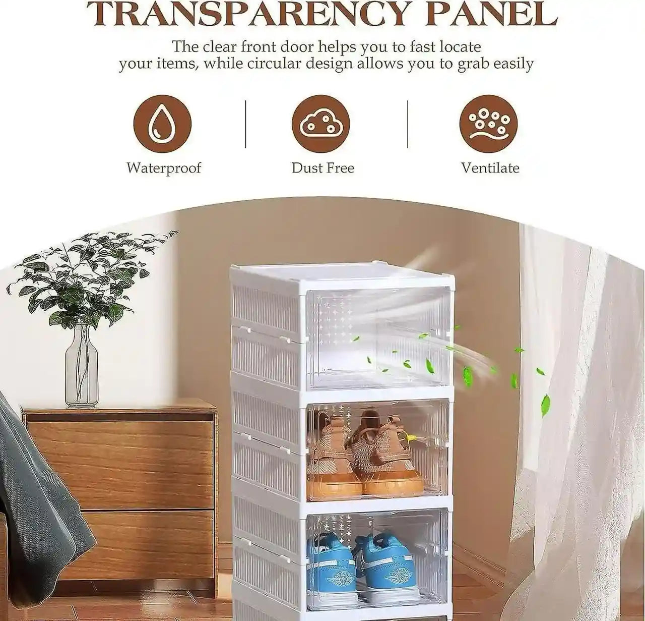 ShoeNest™ Smart Foldable Compact 4 Layer Shoe Rack