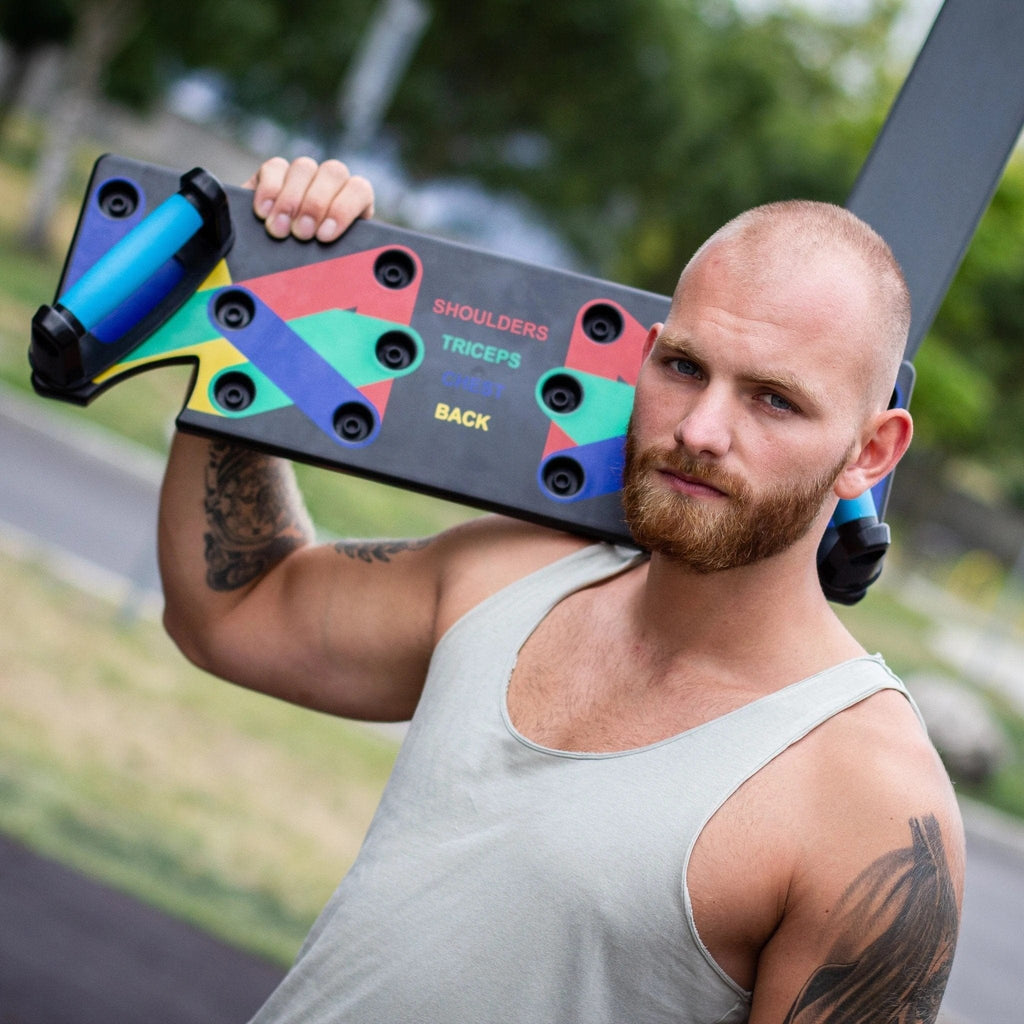 9-in-1 Push Up Board Machine Adjustable Push Up Handle Bars - 9-in-1 Push Up Board