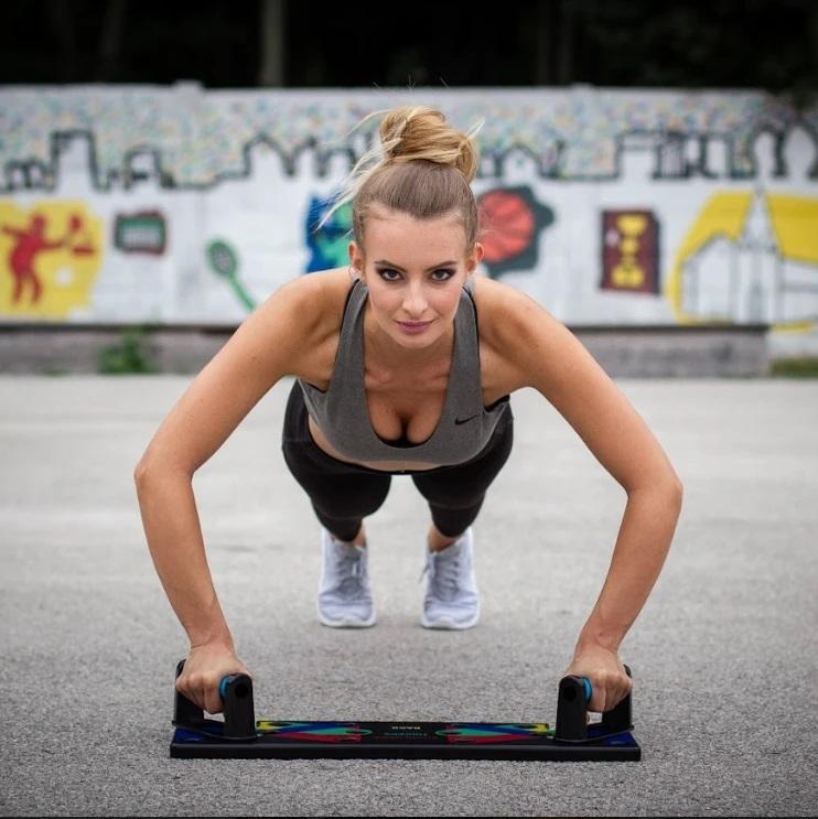 9-in-1 Push Up Board Machine Adjustable Push Up Handle Bars - 9-in-1 Push Up Board