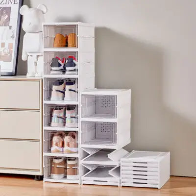 ShoeNest™ Smart Foldable Compact 4 Layer Shoe Rack