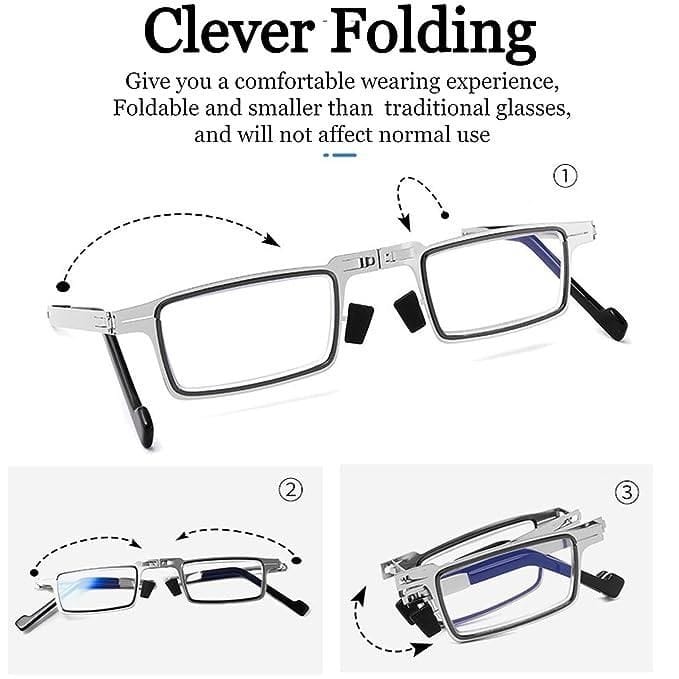 Anti-Bluelight Foldable Glasses | Eyeglasses And Frames Glasses With Frame Eyesight Glass Design Lens - 1 - Anti-Bluelight Foldable Glasses