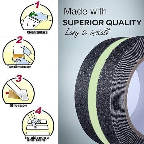 Anti Slip Glow Tape | Anti Slip Tape For Stairs Skid Tape Slip Strips Adhesive Grippy Tape - Anti Slip Glow Tape