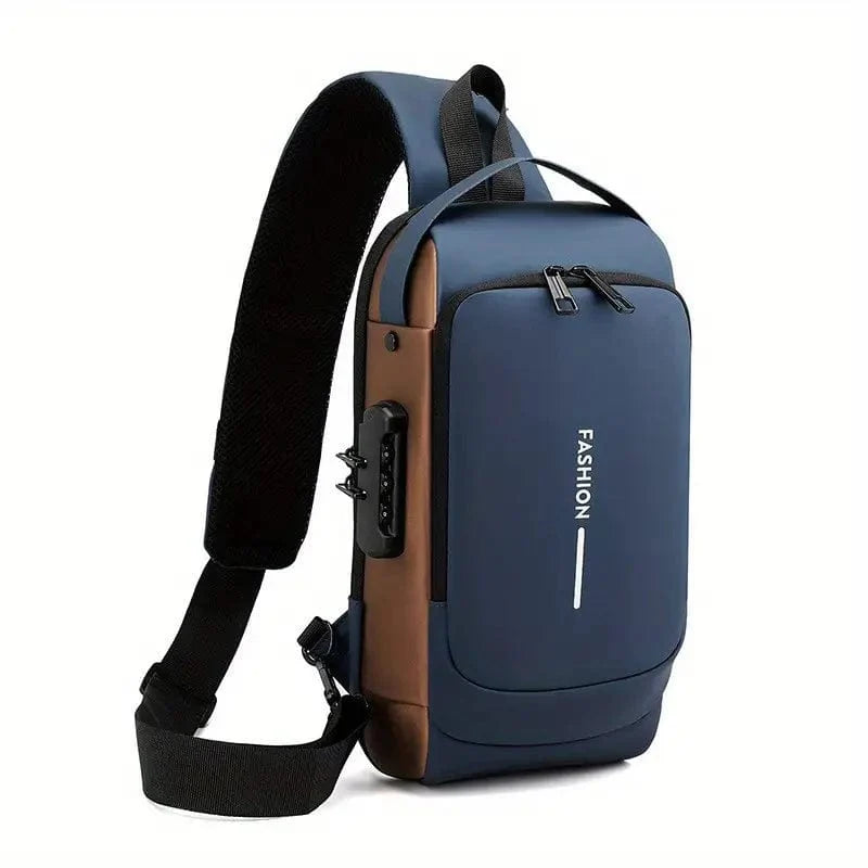 Anti-Theft Crossbody Sling Bag with USB Charging