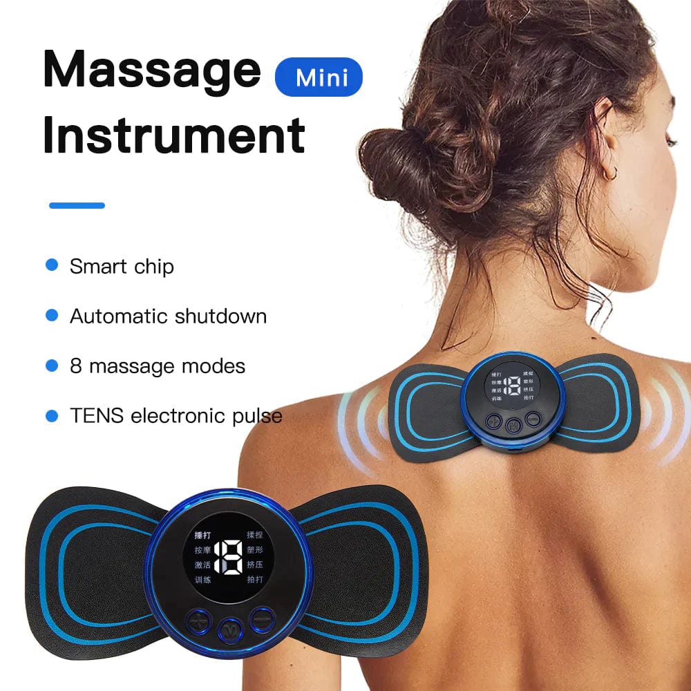 Back Neck Massager for Cervical Pain Back Pain Electric Massager  - Neck Cervical Massager - Wireless Portable Body Massager