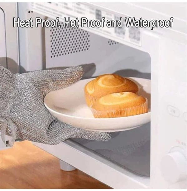 Bamboo Fiber Wire Dishwashing Gloves (Pack of 2) - Bamboo Fiber Wire Dishwashing Gloves (Pack of 2)