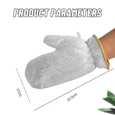 Bamboo Fiber Wire Dishwashing Gloves (Pack of 2) - Bamboo Fiber Wire Dishwashing Gloves (Pack of 2)