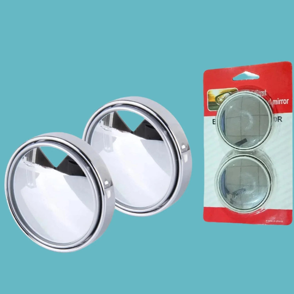 Blind Spot Mirror for Car | Blind Spot Mirror For Car Curved Round Large Car Mirror Accessories - Buy 1 Get 1 Free - Blind Spot Mirror for Car (Pack of 2)