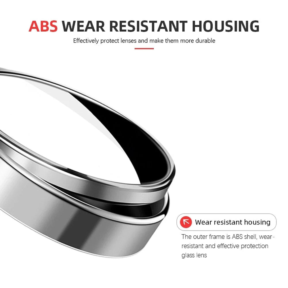 Blind Spot Mirror for Car | Blind Spot Mirror For Car Curved Round Large Car Mirror Accessories - Buy 1 Get 1 Free - Blind Spot Mirror for Car (Pack of 2)