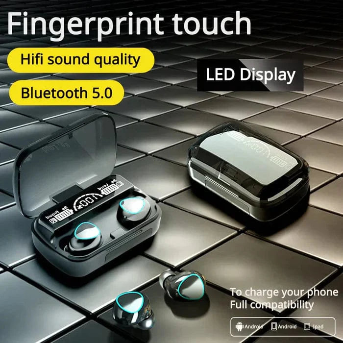 Bluetooth Headphones Wireless Earphones Earbuds Headset  - M10 tws Bluetooth Earbuds - Bluetooth Earbuds