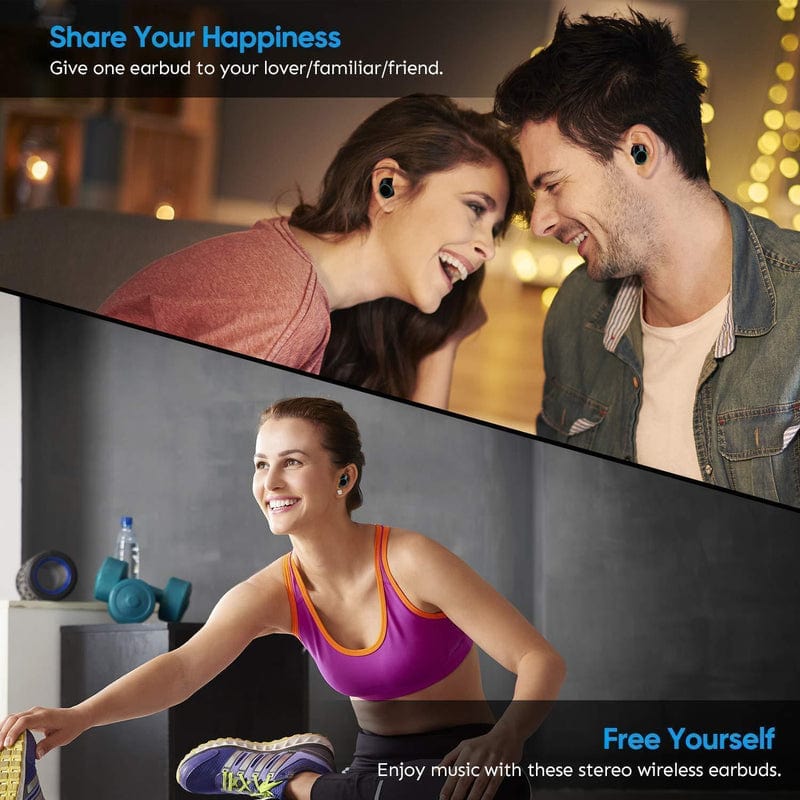 Bluetooth Headphones Wireless Earphones Earbuds Headset  - M10 tws Bluetooth Earbuds - Bluetooth Earbuds