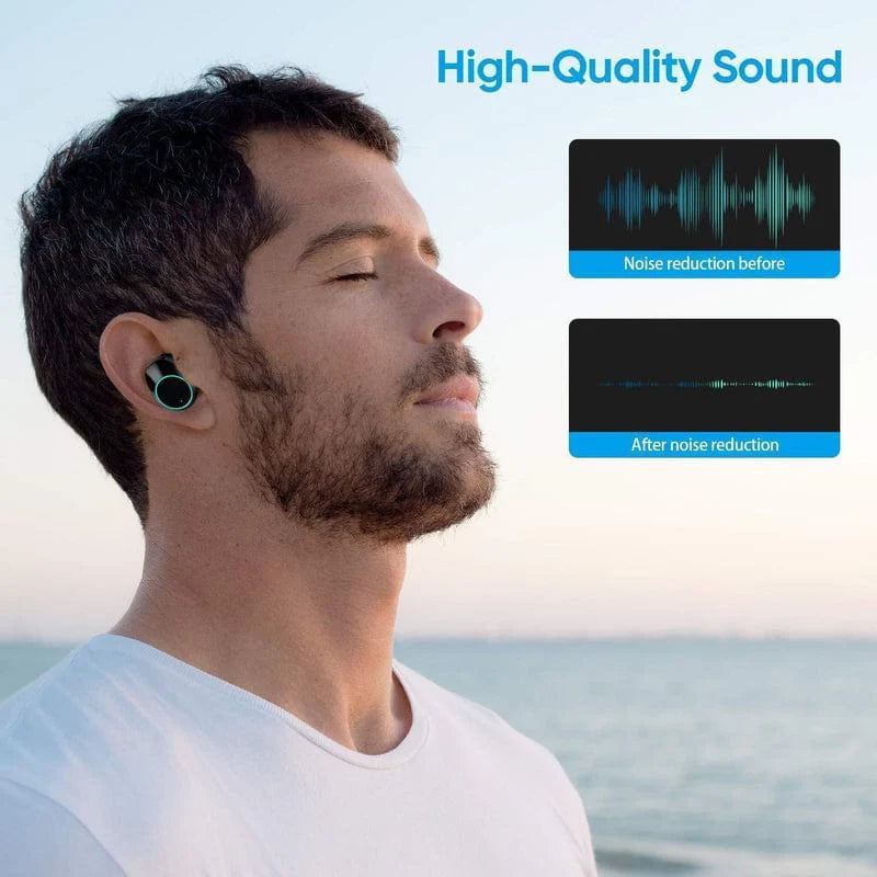 Bluetooth Headphones Wireless Earphones Earbuds Headset  - M10 tws Bluetooth Earbuds - Bluetooth Earbuds
