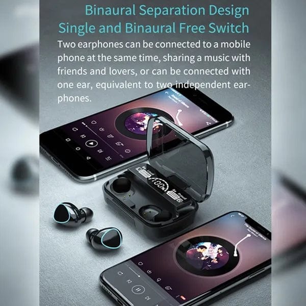 Bluetooth Headphones Wireless Earphones Earbuds Headset  - M10 tws Bluetooth Earbuds - Bluetooth Earbuds