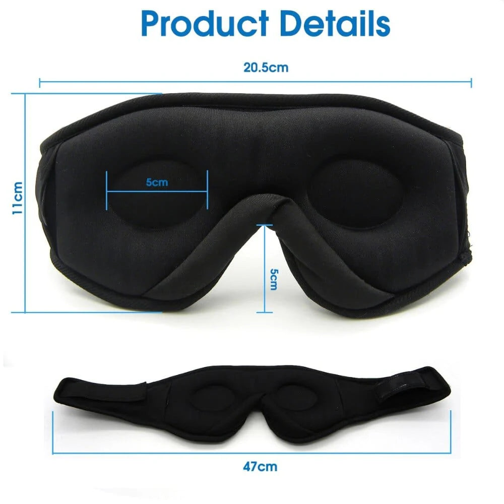 Bluetooth Sleep Mask | Sleep Well Eye Mask For Sleeping Blindfold Eye Cover Sound Sleep - Bluetooth Audio Sleep Mask