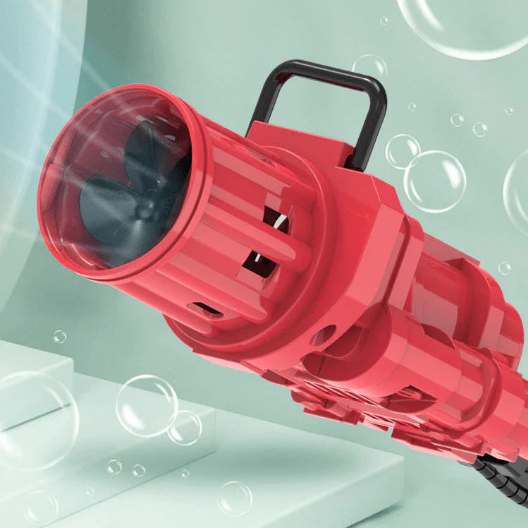 Bubble Toy | Bubble Machine Gun Automatic Gatling Toy for Kids - Free Size - Bubble Toy