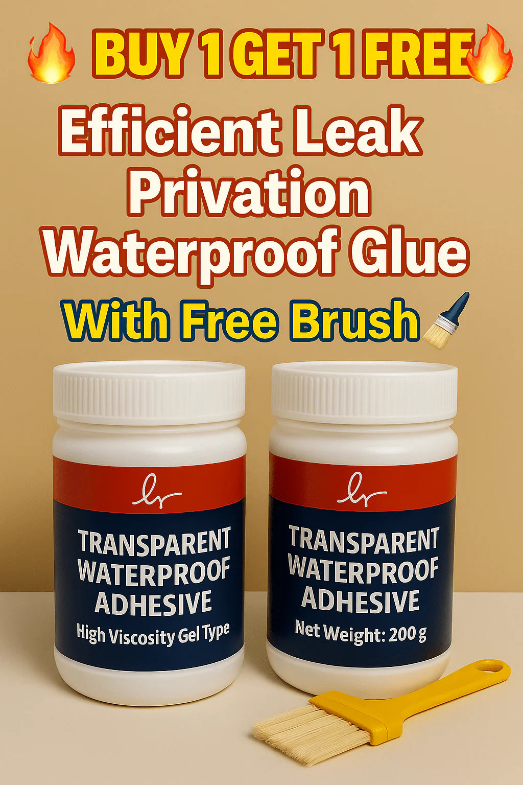 🔥 BUY 1 GET 1 FREE – India’s #1 Leak-Stopping Glue Now Comes With Free Brush! 🖌️ Hurry Before It’s Gone!