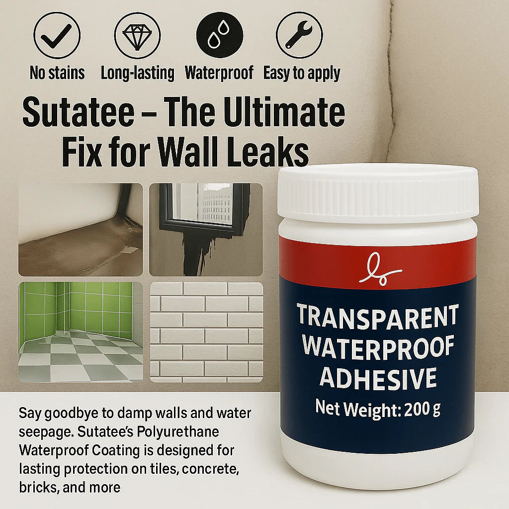 💧Buy 1 Get 1 FREE – Transparent Waterproof Glue + Free Brush!🔥