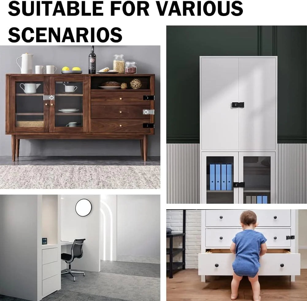 Cabinet Locks with Combination | Doors Sliding Door Cabinet Lock Latch Safety Password Combination Lock - Cabinet Locks with Combination