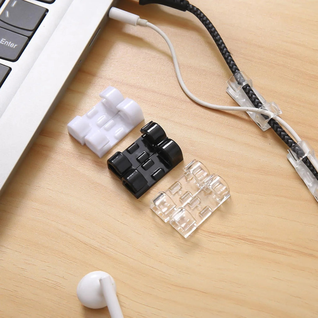 Cable Clamp Wire Clips Wiring Clamp Management Oraganizer  - Cable Clips - Pack of 20 - Cable Clips (Pack of 20 Pcs.)