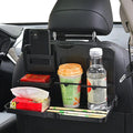 Car Back Seat Organizer Rear Seat Tray Bottle Holder - Backseat Tray - Pack of 1 - Backseat Tray