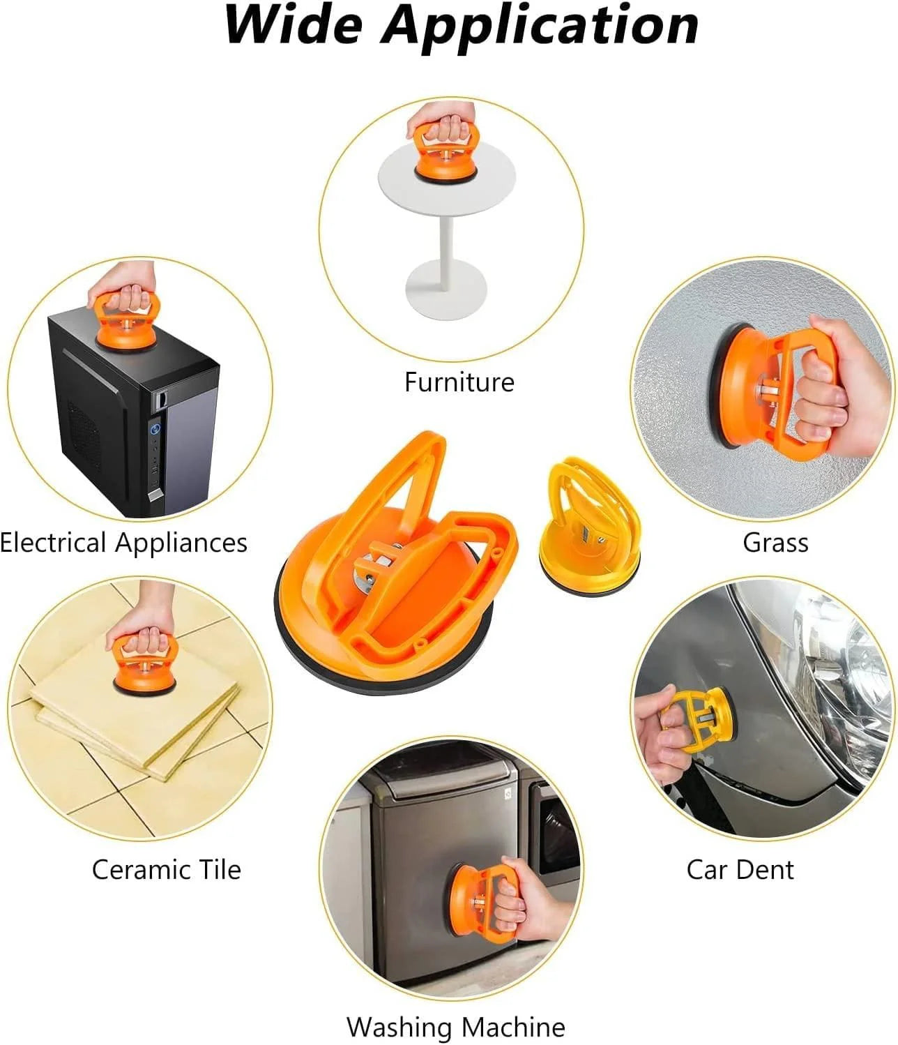 Car Dent Repair Puller Suction Cup Repair Kit - Suction Car Dent Remover