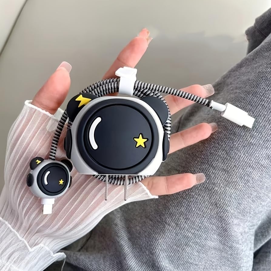 Cartoon Character Silicon Charger Case Cover | Apple Charger Cover Protector Charger Case Silicone Cover Cartoon Character Silicon Charger Case Cover - Electronics - 1 - Cartoon Character Silicon Charger Case Cover