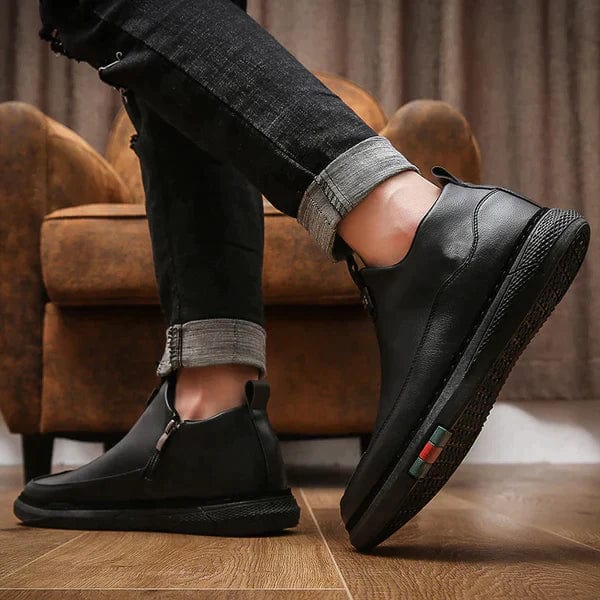 Casual Sneaker Shoes For Men Men's Leather Shoes Sneakers Style - Men's Business Sneakers - 6 - Men's Leather Shoes
