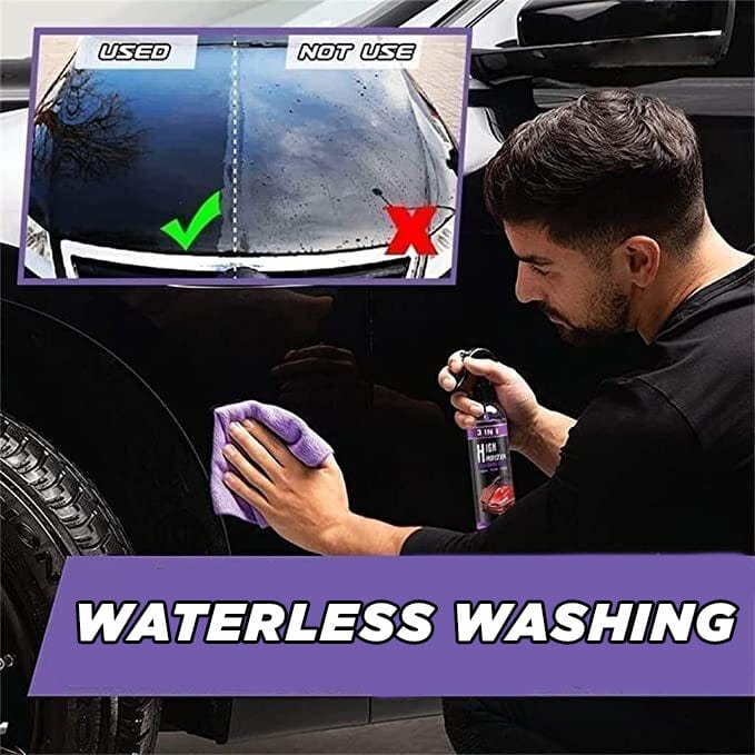 Ceramic Coating Wax Car Paint Protection Hydrophobic Spray - 3-in-1 Car Coating Spray - Pack of 2 - 3-in-1 Car Coating Spray (Pack of 2)