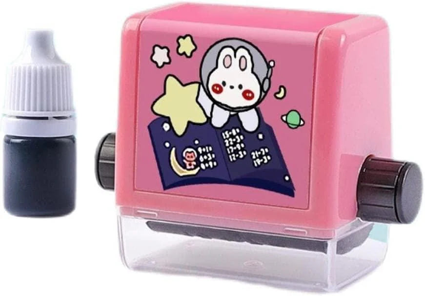Childrens Stamps Roller Stamp Brain Improvement Device For Your brain  - Math Roller Stamp (Pack Of 2) - Pack of 2 - Math Roller Stamp (Pack Of 2)