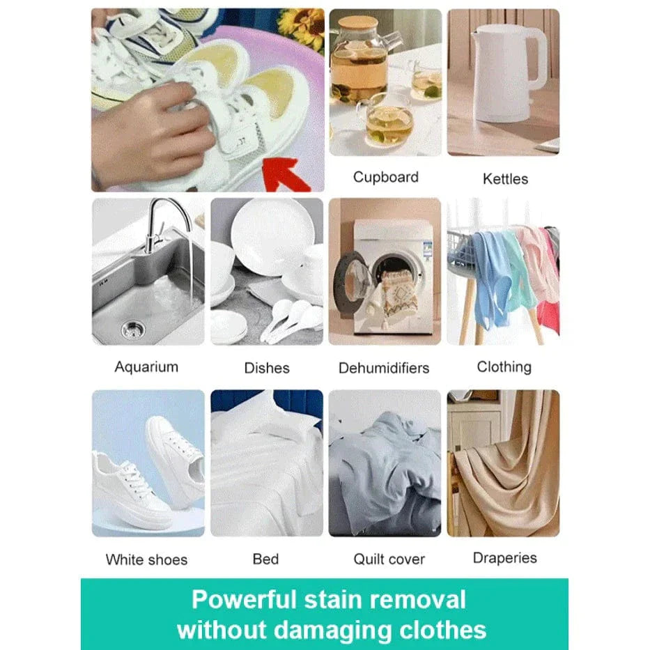 Clean 8 in 1 Colour Bleach Stain Remover (Pack of 2) | Stain Remover For Clothes Removal Products Oil Stain Laundry Bleach - Clean 8 in 1 Colour Bleach Stain Remover (Pack of 2)