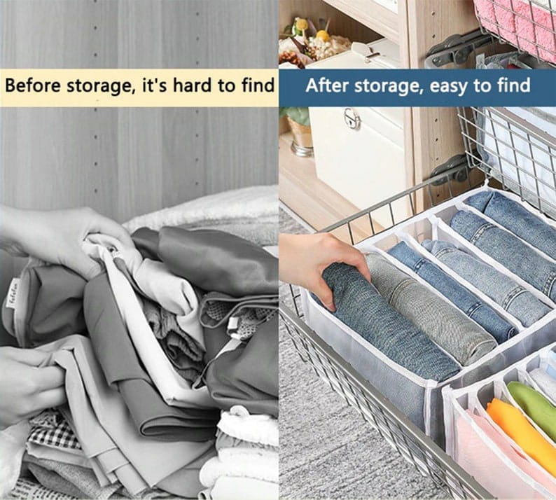 Cloth Cover Organizer Storage Bags Wardrobe Organizer - Clothes Organizer (Pack of 2) - Pack Of 2 - Clothes Organizer (Pack of 2)