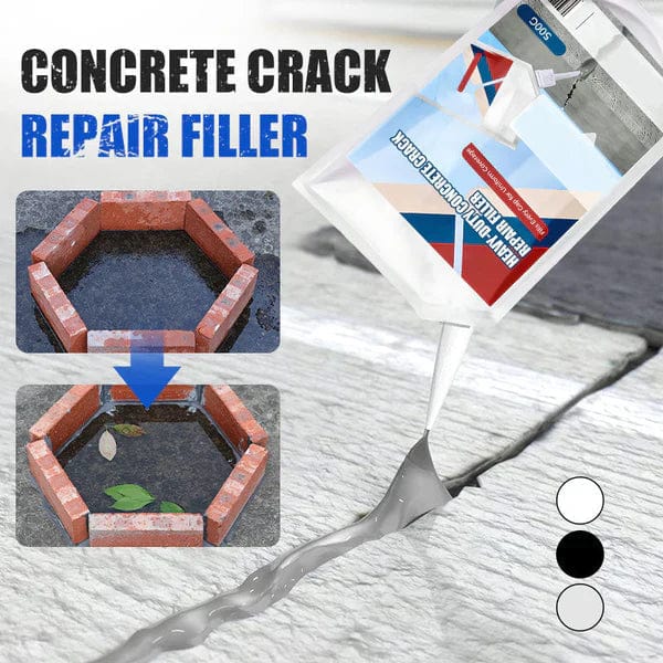 Concrete Crack Repair Adhesive | Concrete Crack Repair Adhesive Repair Saeling Filling Cracks - Heavy-Duty Concrete Crack Repair Adhesive (Pack of 2)