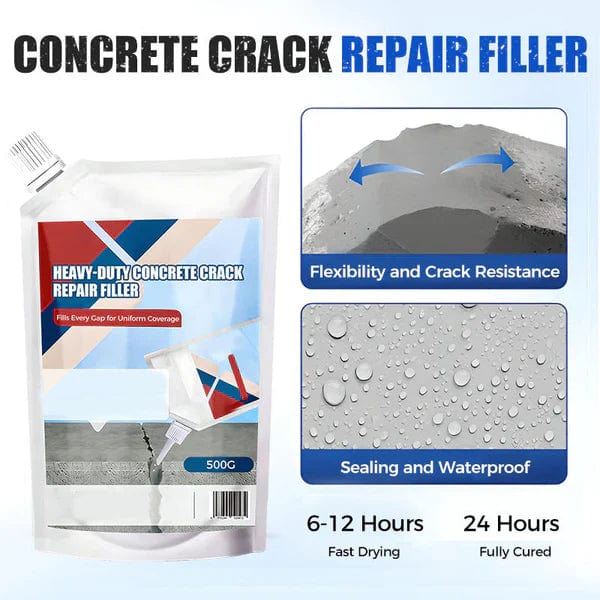 Concrete Crack Repair Adhesive | Concrete Crack Repair Adhesive Repair Saeling Filling Cracks - Heavy-Duty Concrete Crack Repair Adhesive (Pack of 2)
