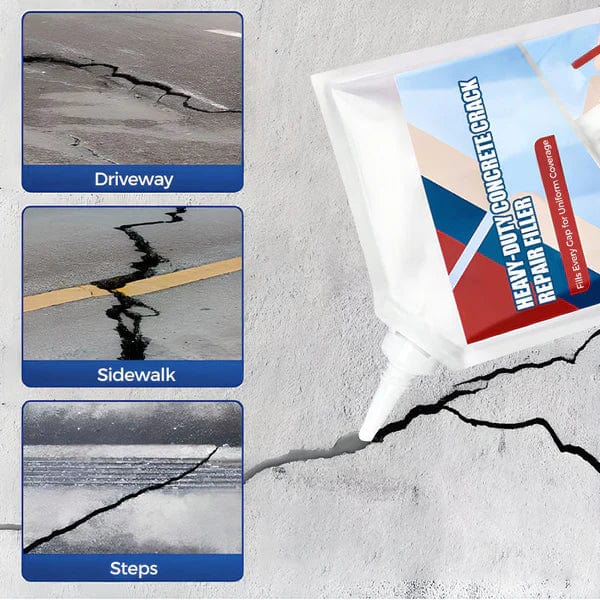 Concrete Crack Repair Adhesive | Concrete Crack Repair Adhesive Repair Saeling Filling Cracks - Heavy-Duty Concrete Crack Repair Adhesive (Pack of 2)