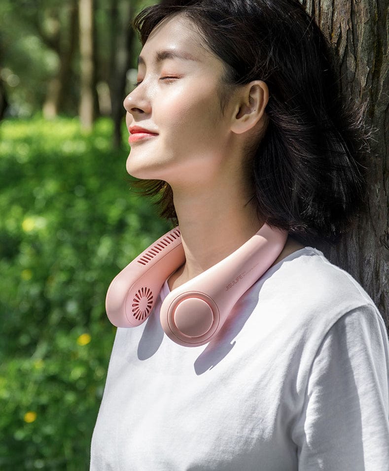 Cooling Rechargable Fan Portable Neck USB Mini Rechargable Fan  - Portable Neck Fan - Portable Neck Fan