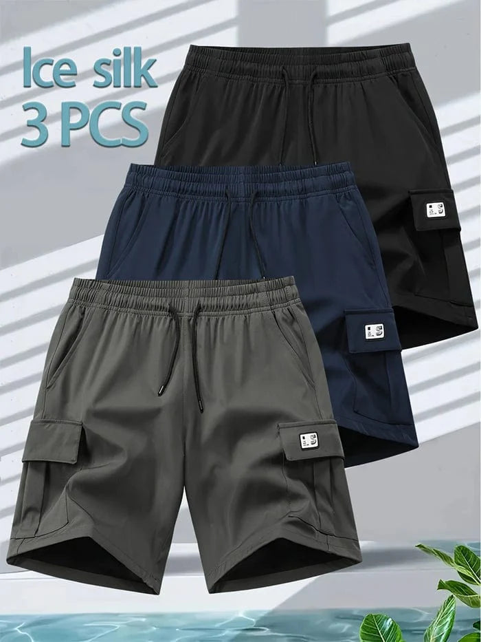 Cotton Cargo Shorts | Menwear Shorts Cargo Men Casual Short Men's Cargos Combo - m - Cotton Cargo Shorts (Pack of 3)