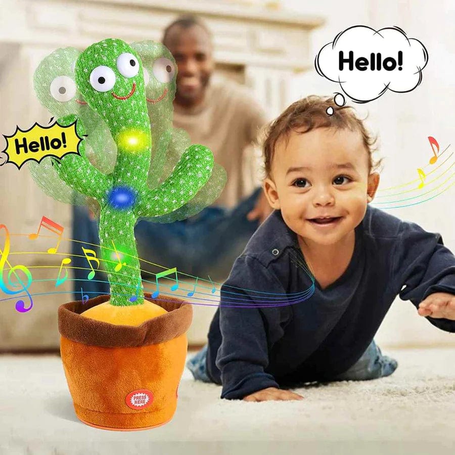 Dancing Talking Cactus Toy Mimicking Singing Push Toy  - Dancing Talking Cactus Toy - Dancing Talking Cactus Toy