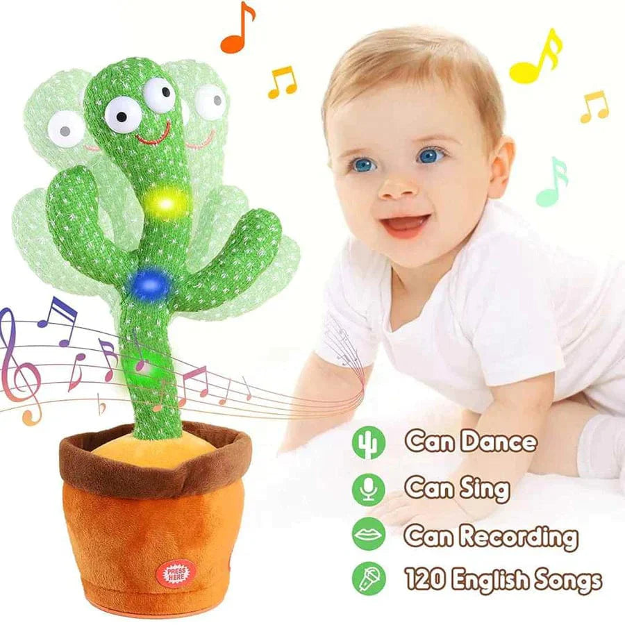 Dancing Talking Cactus Toy Mimicking Singing Push Toy  - Dancing Talking Cactus Toy - Dancing Talking Cactus Toy