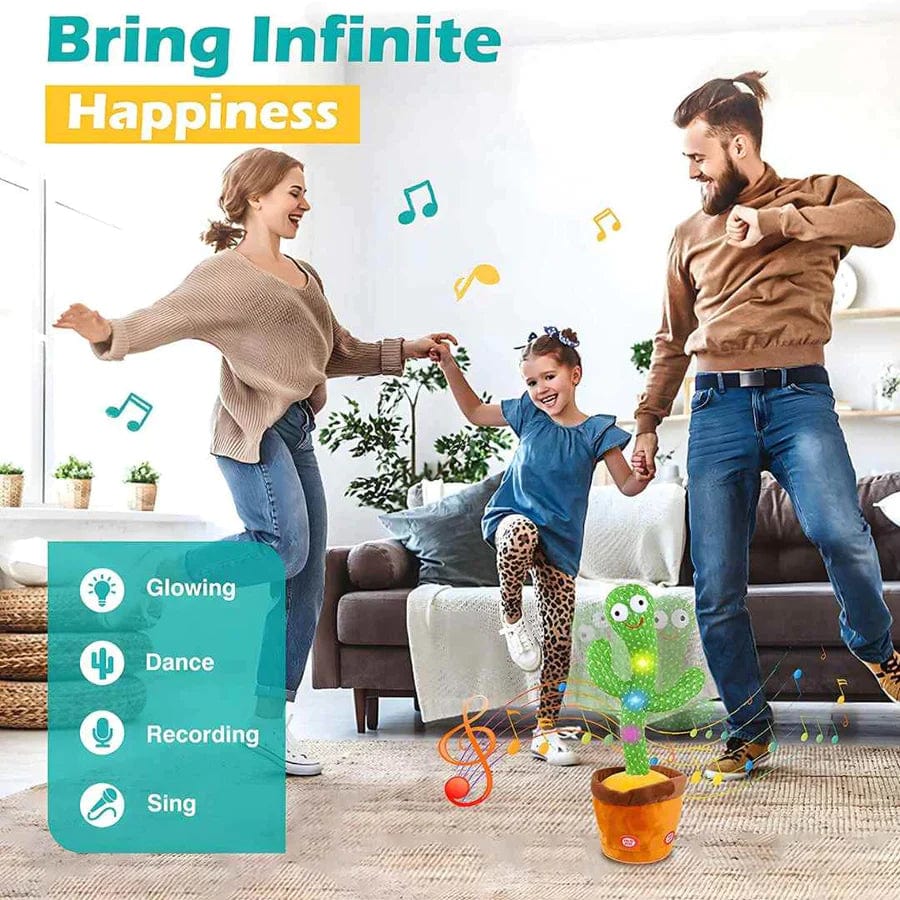 Dancing Talking Cactus Toy Mimicking Singing Push Toy  - Dancing Talking Cactus Toy - Dancing Talking Cactus Toy