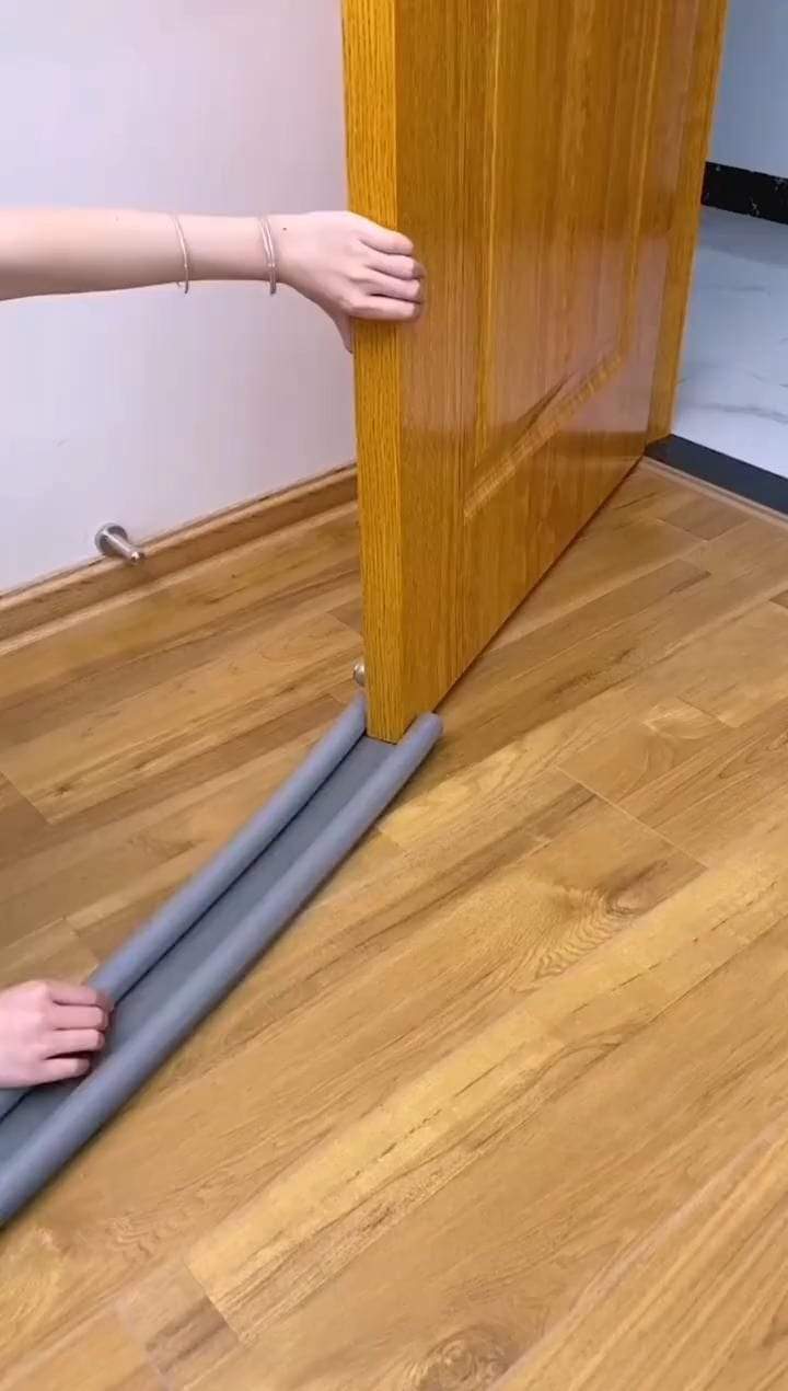 Door Bottom Gap Sealer Underneath Door Gap Blocker Strip - Long Roll - Door Guard Protector (Buy 1 Get 1 Free)